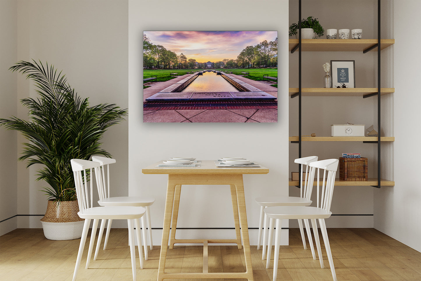 Sunrise at the ODK Fountain