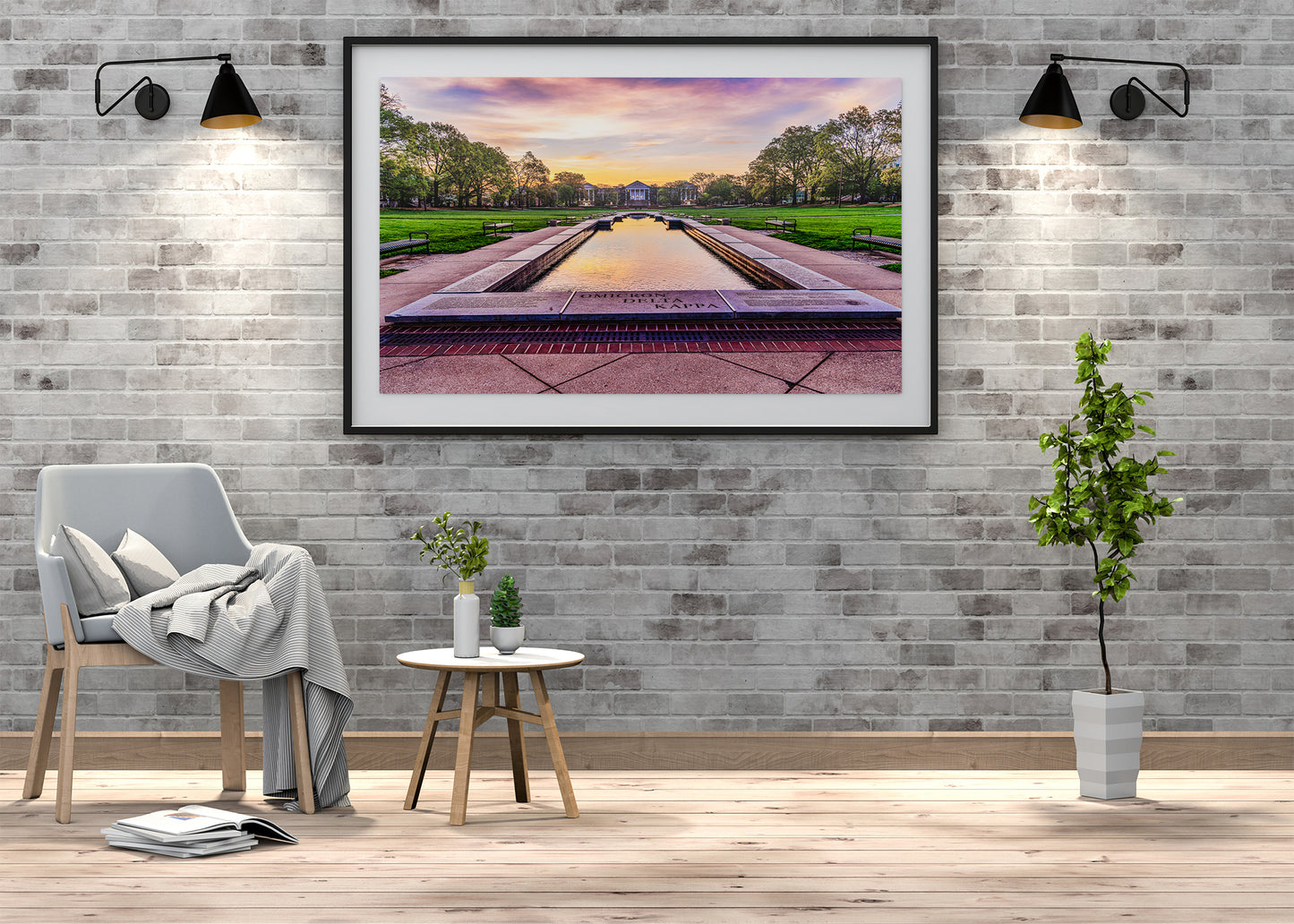 Sunrise at the ODK Fountain