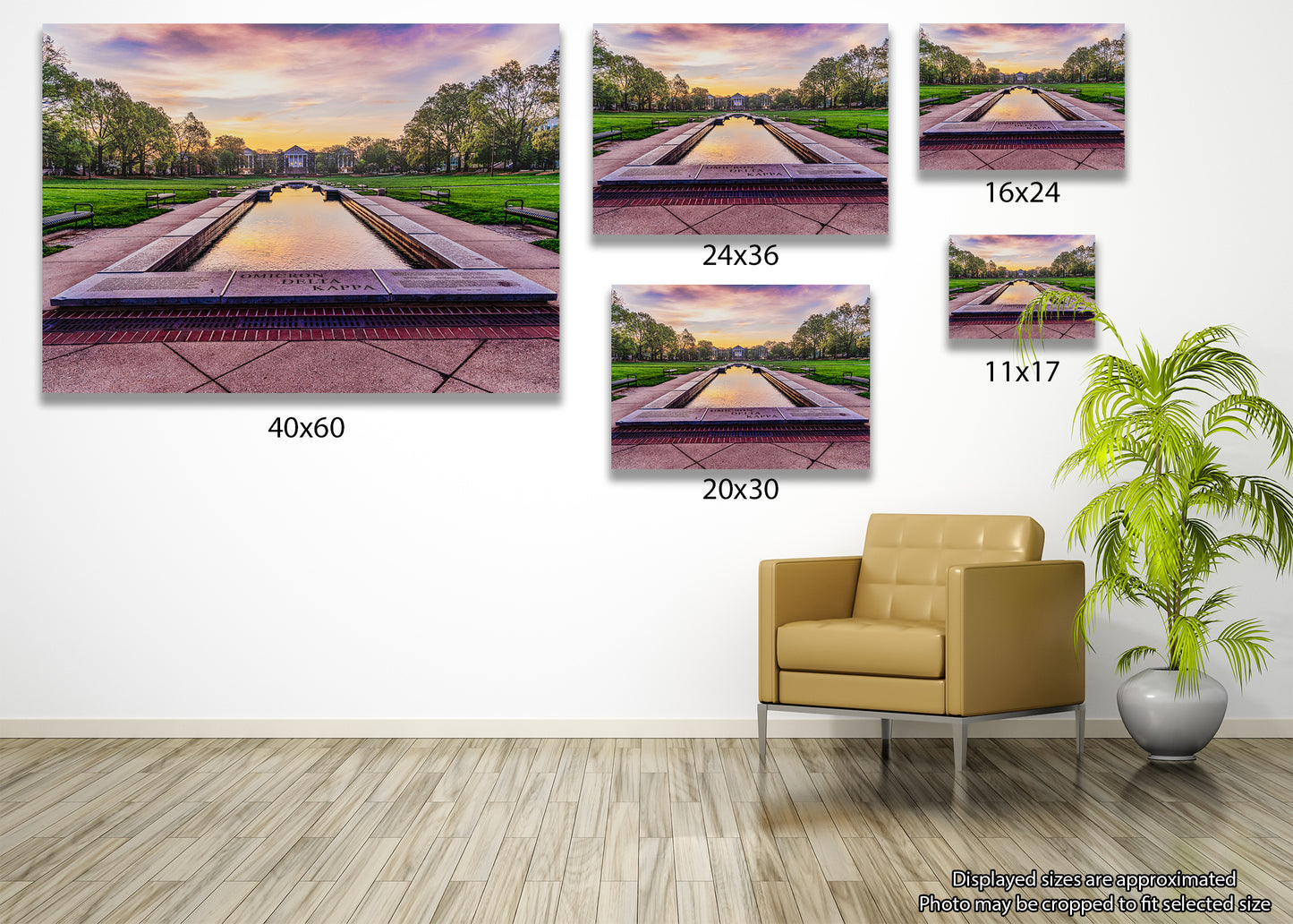 Sunrise at the ODK Fountain