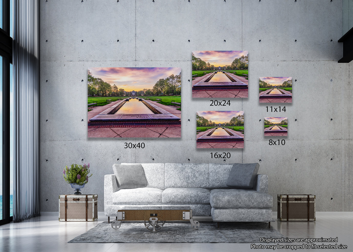 Sunrise at the ODK Fountain