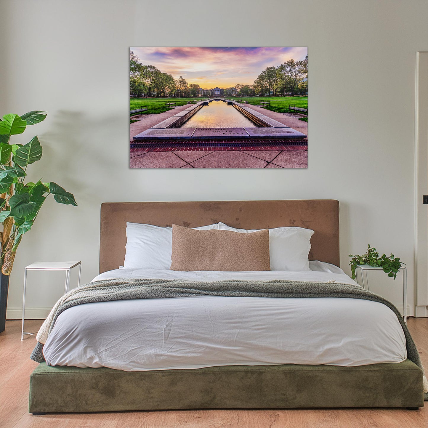 Sunrise at the ODK Fountain