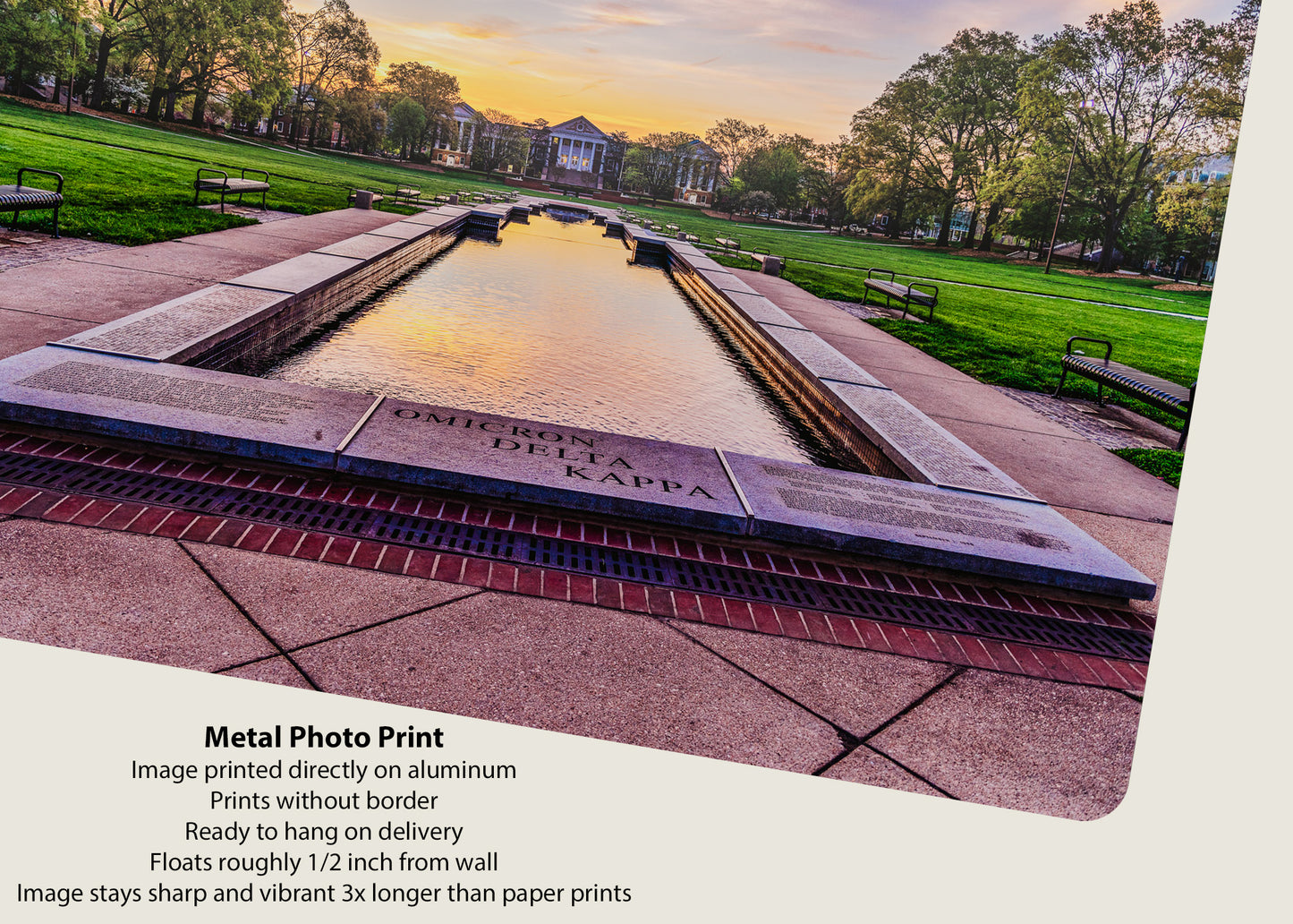 Sunrise at the ODK Fountain