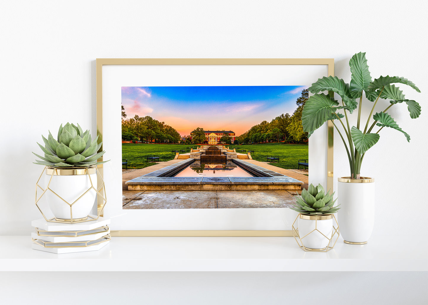 Sunrise at the ODK Fountain