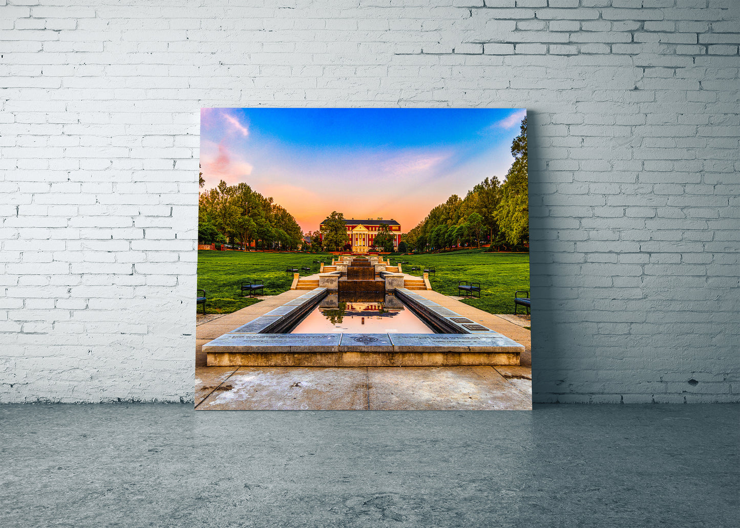 Amanecer en el centro comercial McKeldin