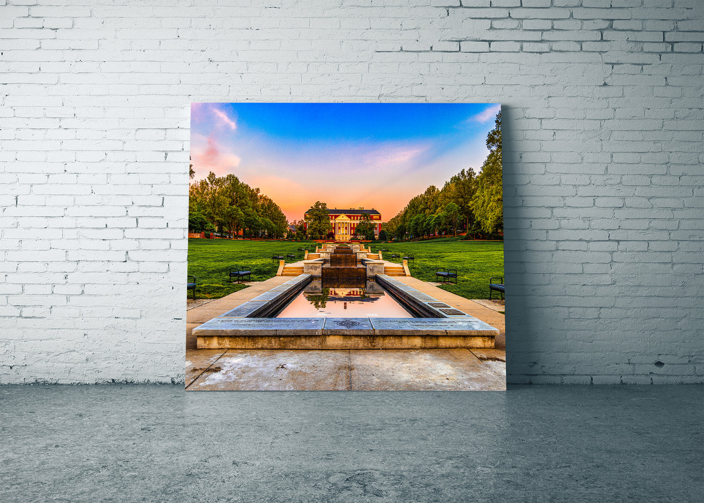 Sunrise at the ODK Fountain