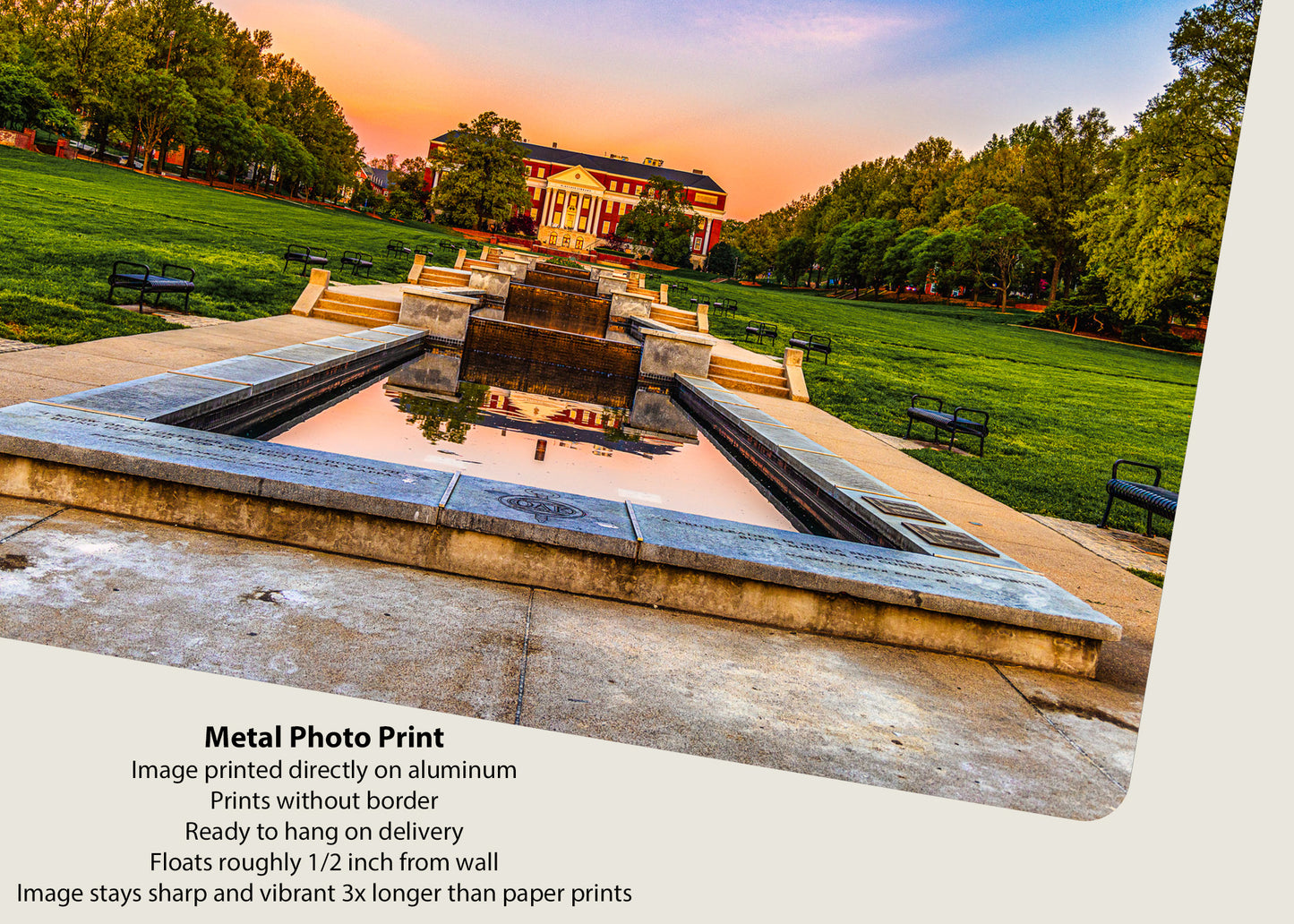 Sunrise at the ODK Fountain