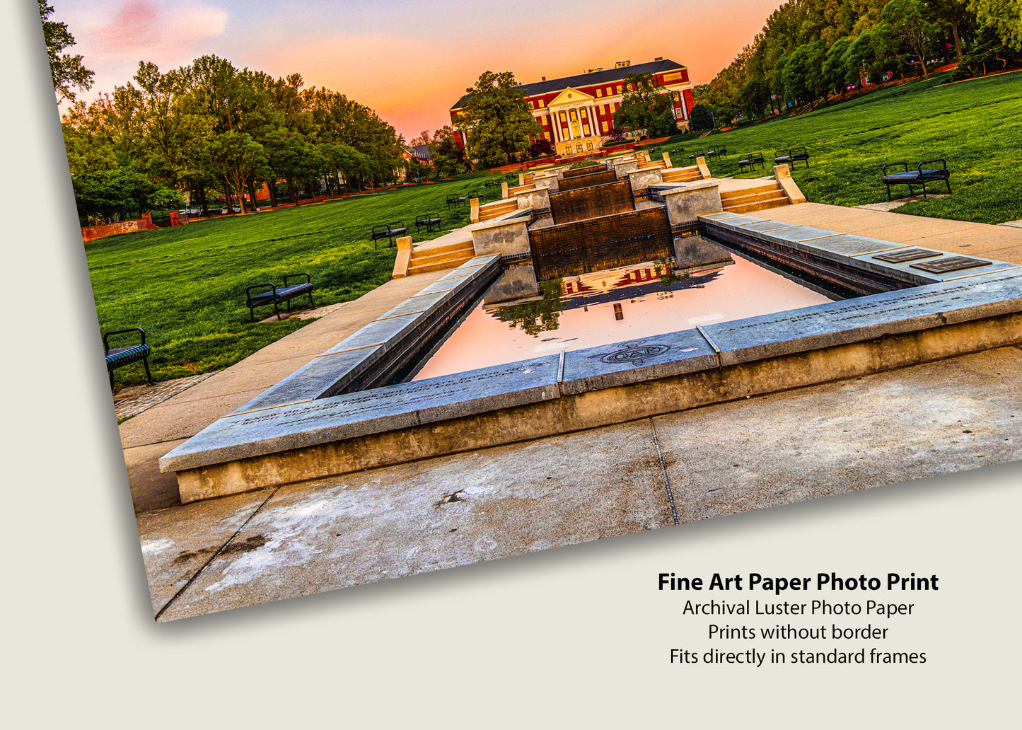 Sunrise at the ODK Fountain