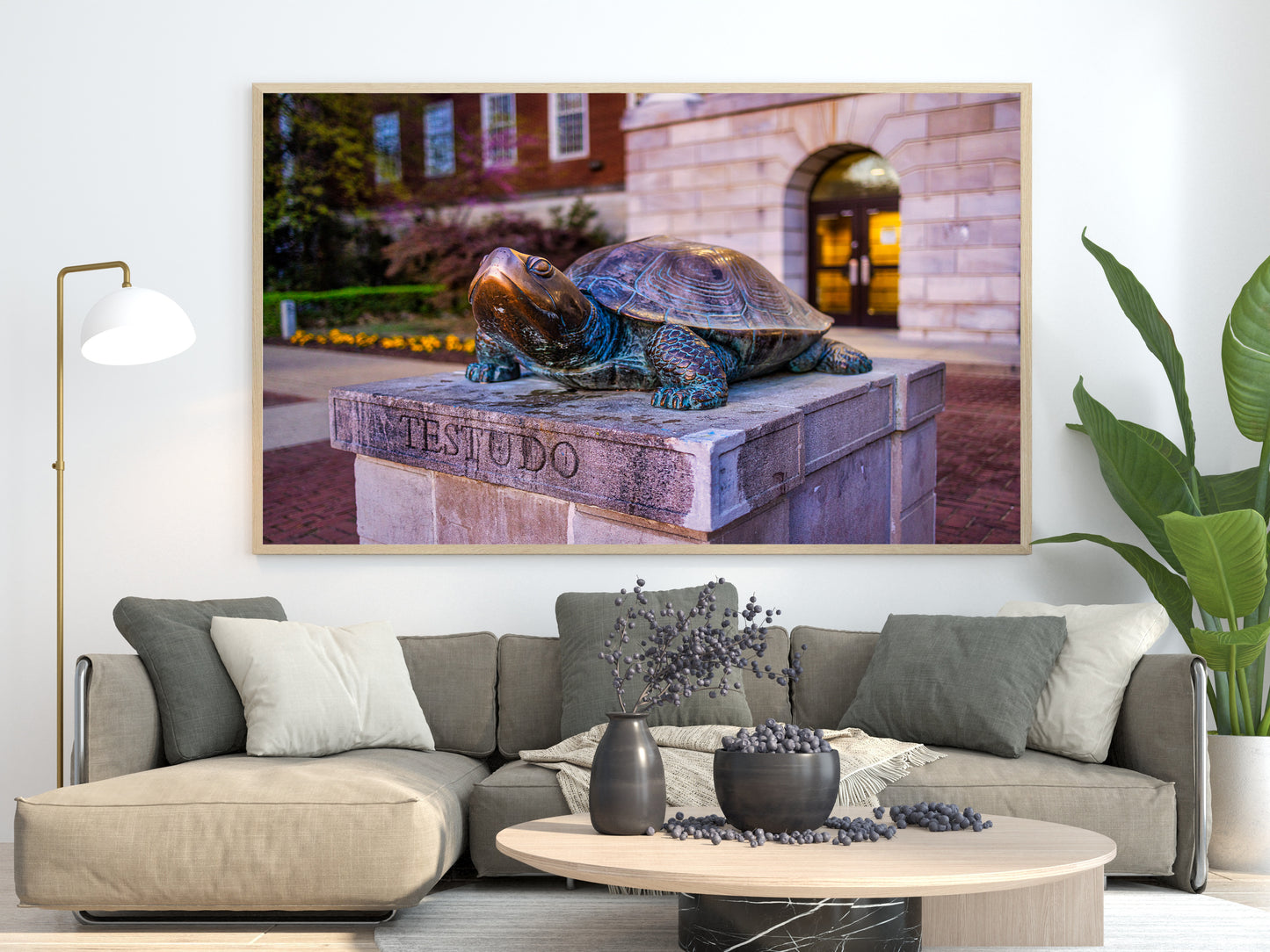 Testudo Statue