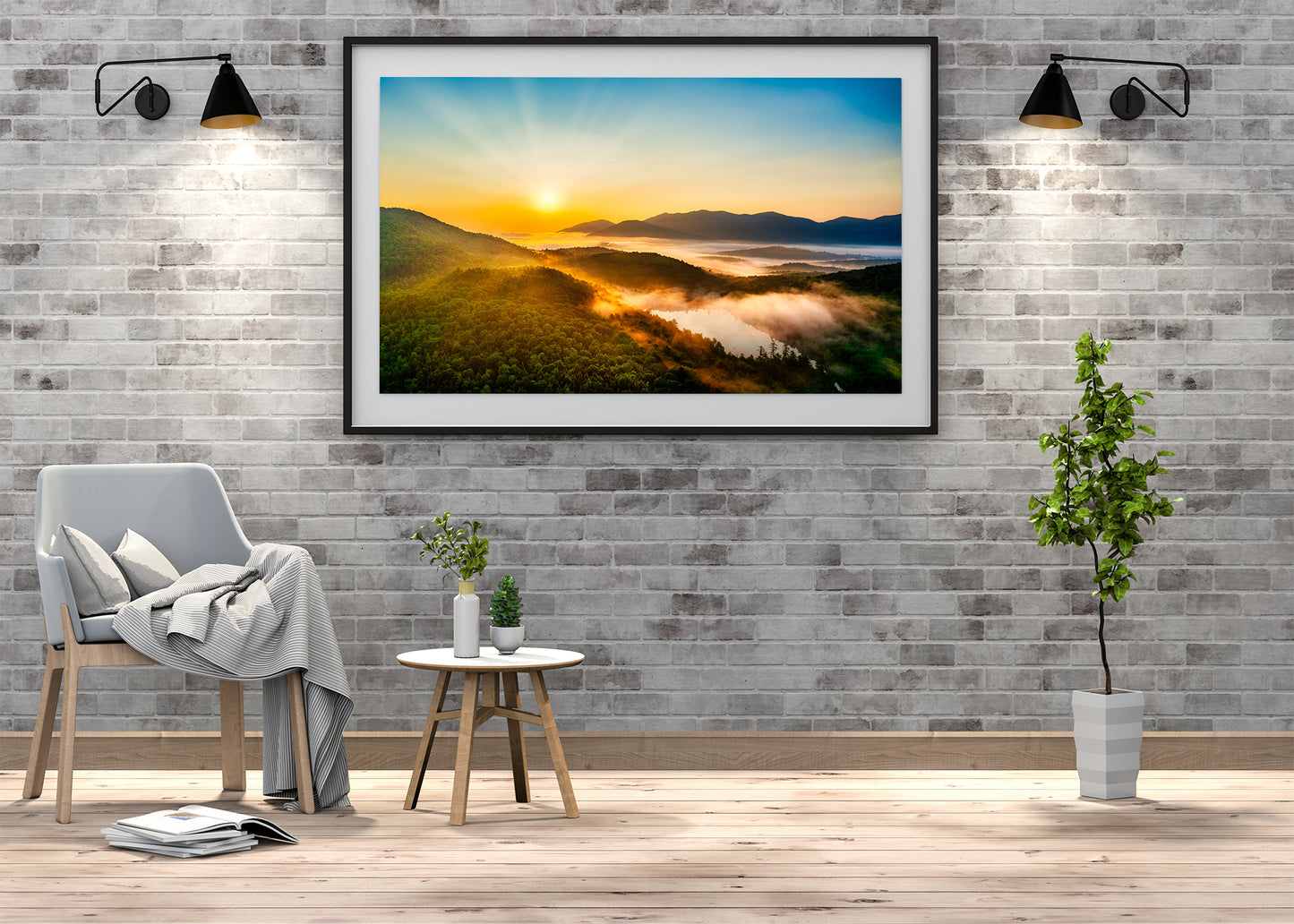 Misty Morning in Lake Placid