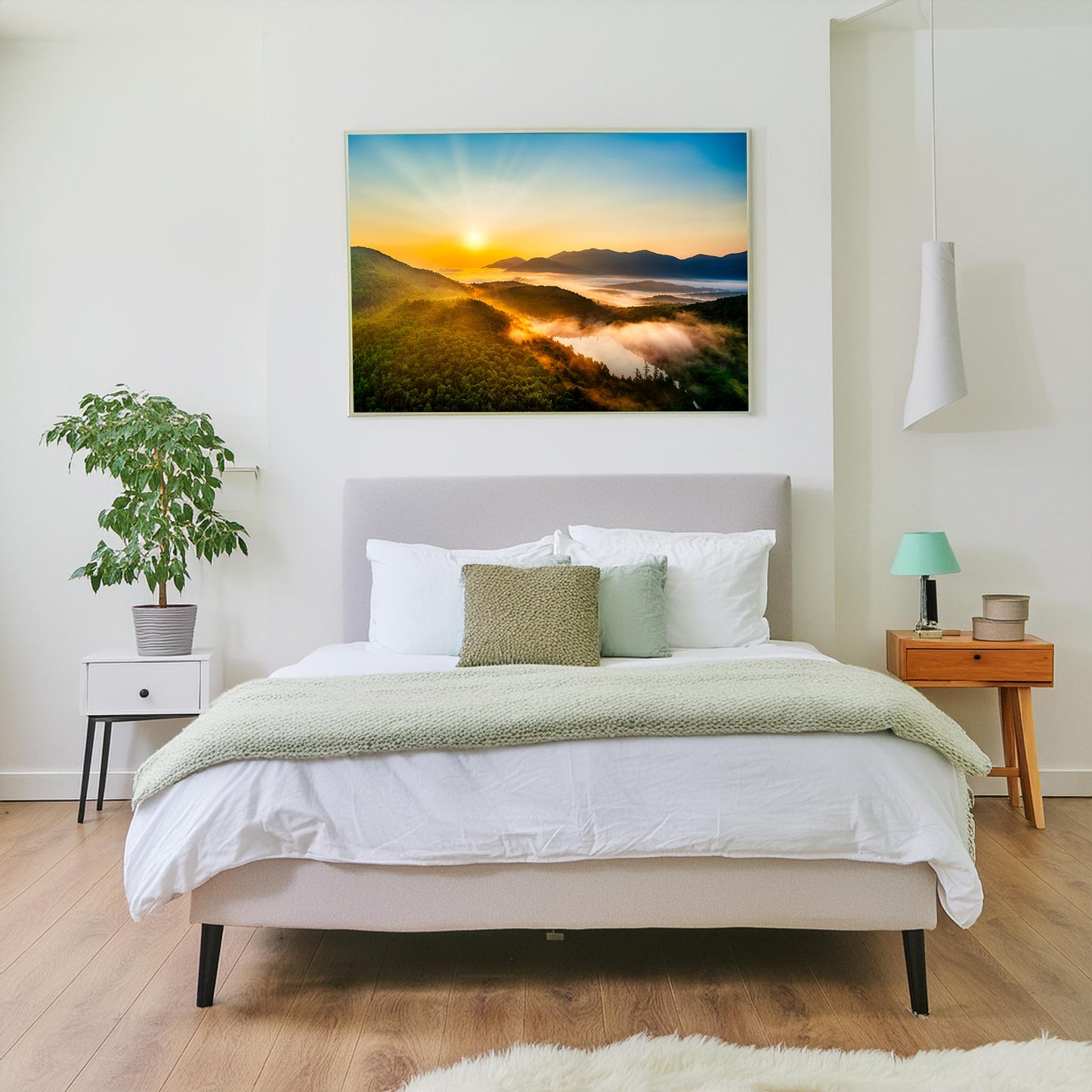 Misty Morning in Lake Placid