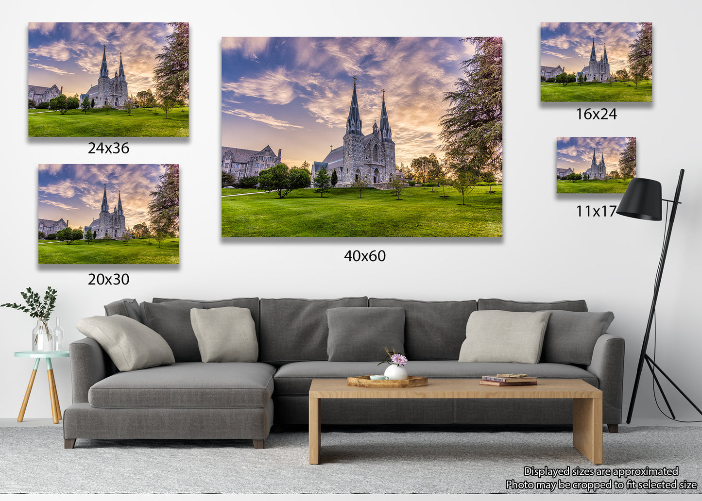 Amanecer en la iglesia de Santo Tomás de Villanueva