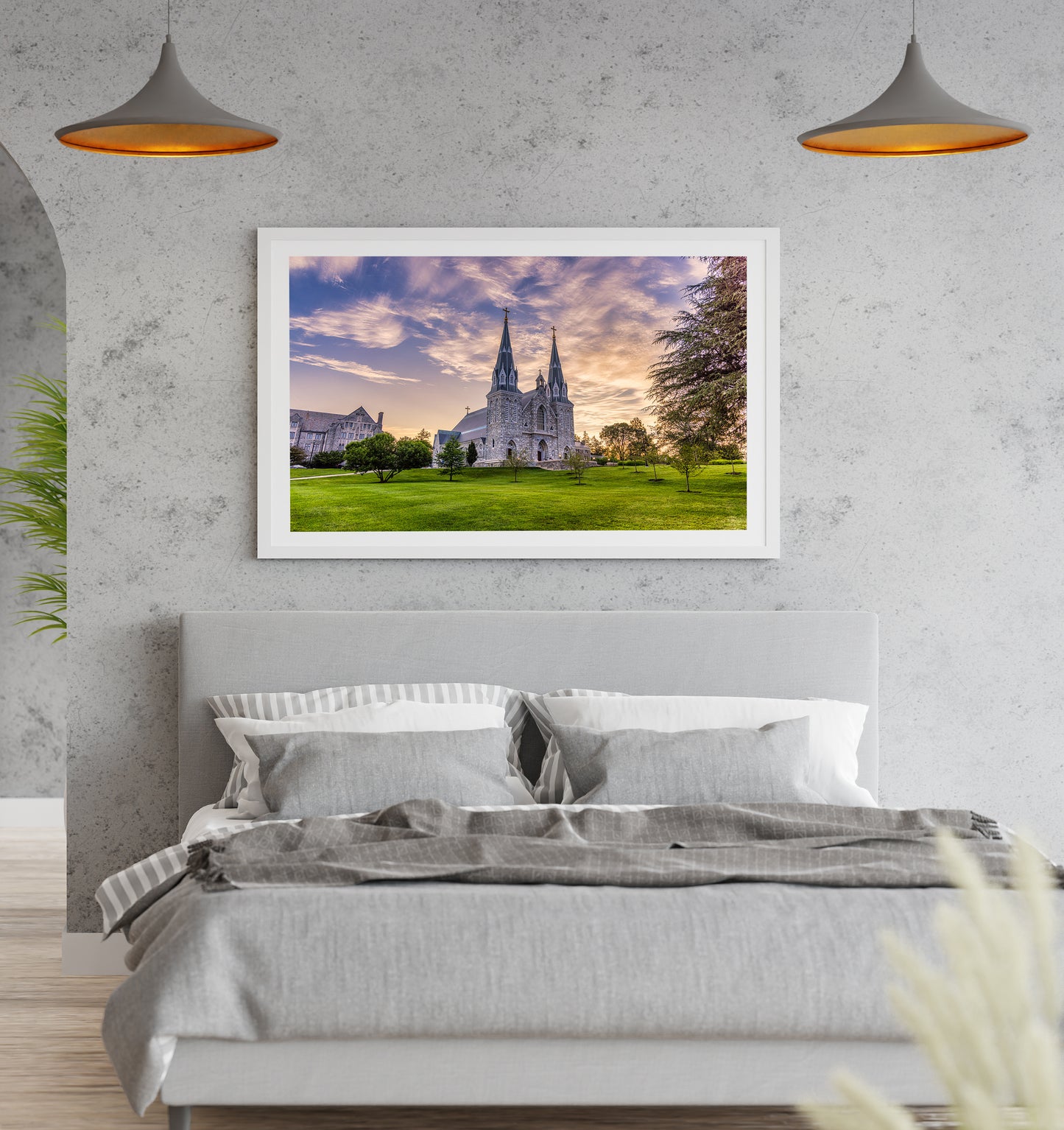 Amanecer en la iglesia de Santo Tomás de Villanueva