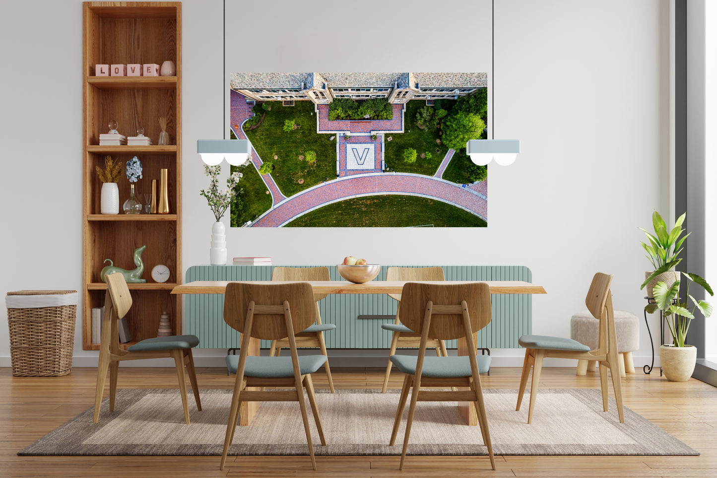 Looking Down at Villanova