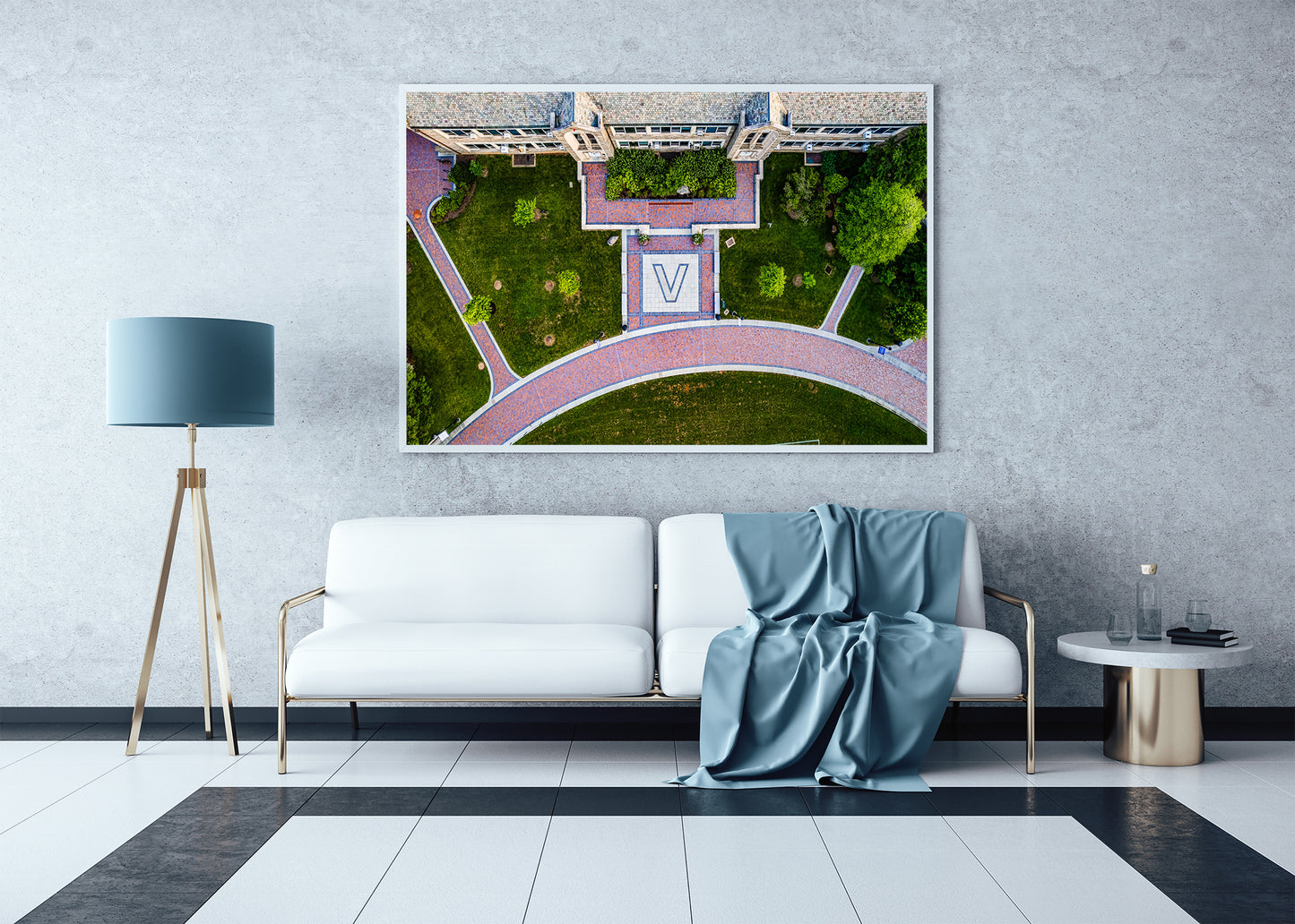 Looking Down at Villanova