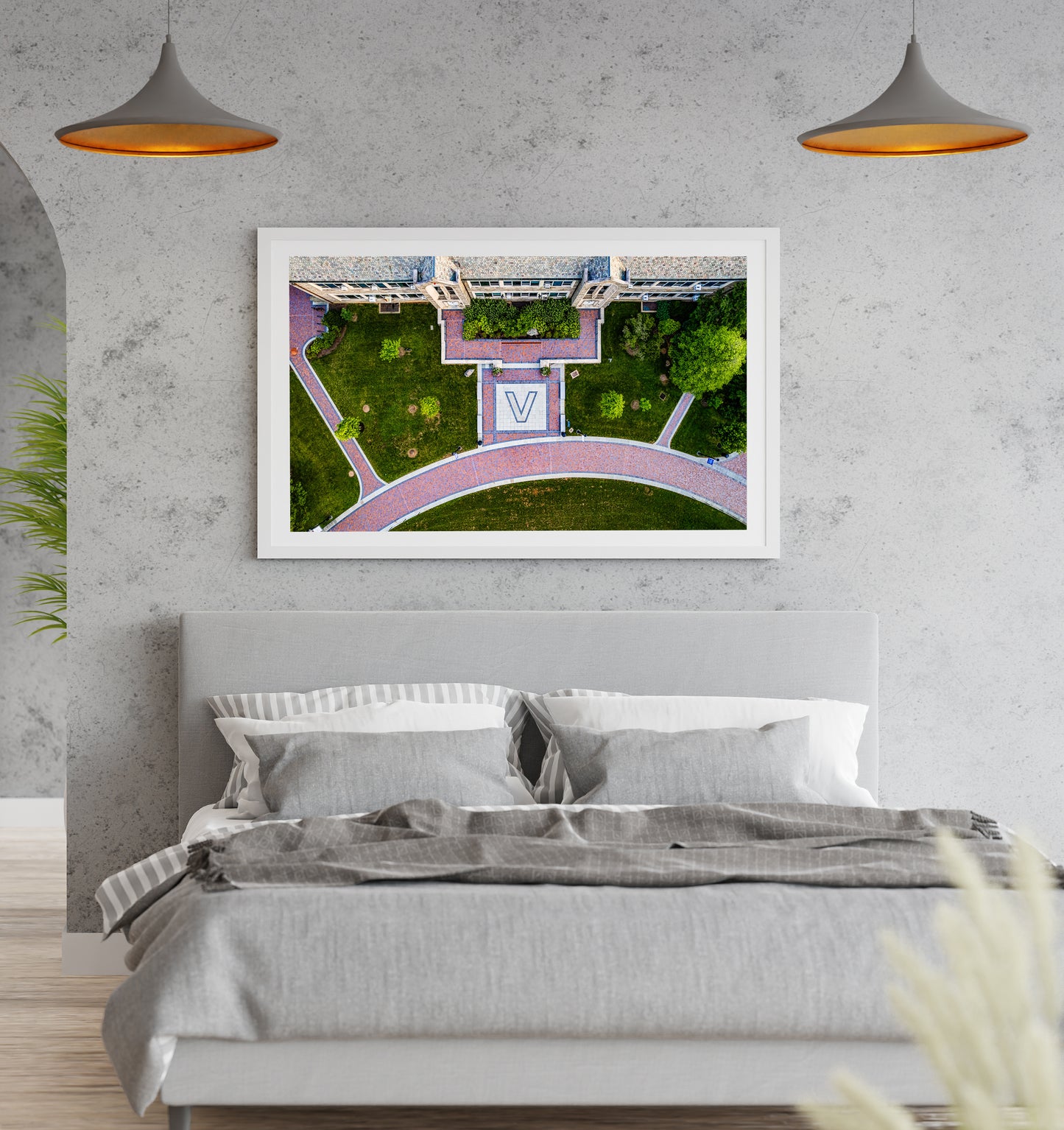 Looking Down at Villanova