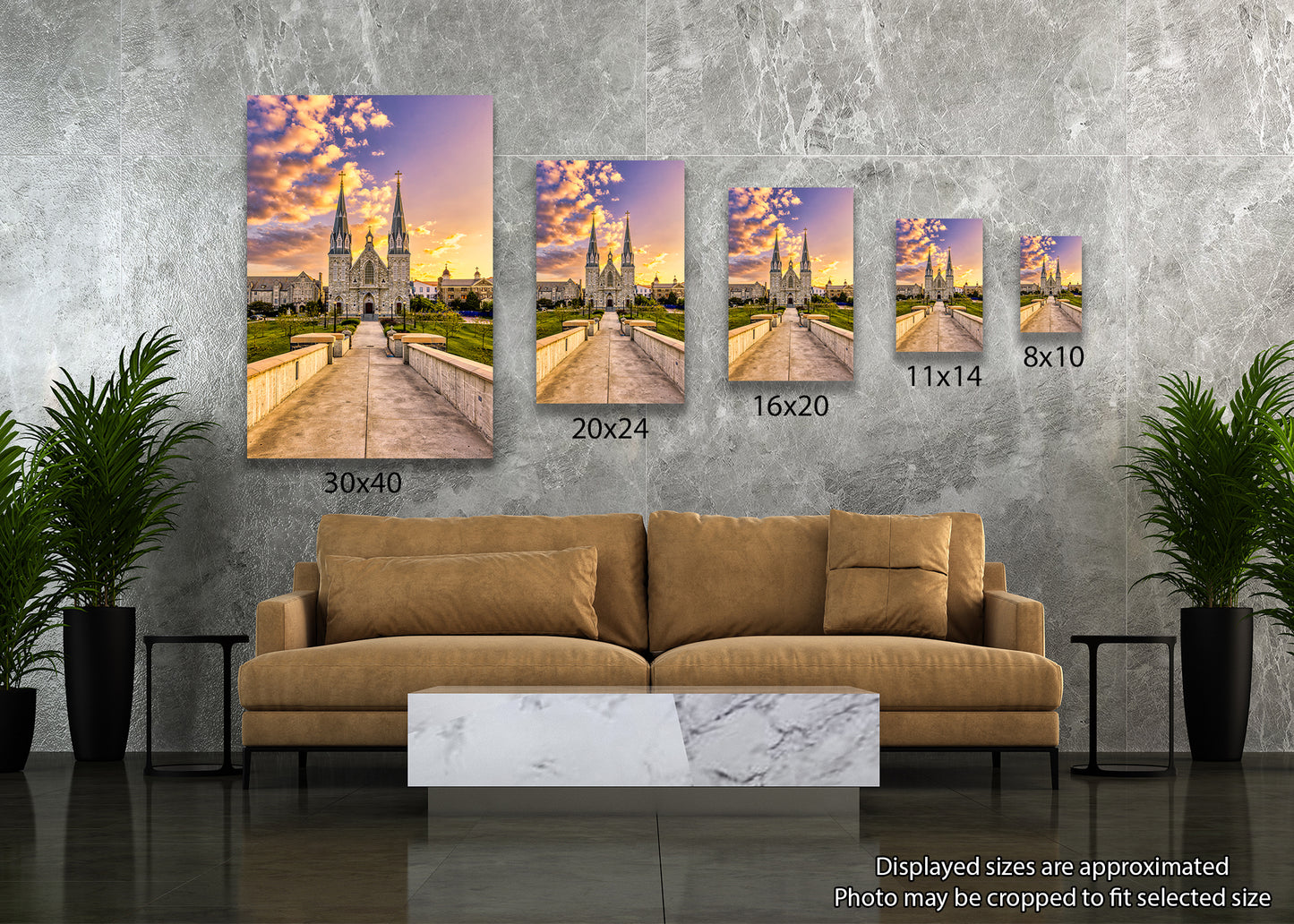 Long Walk to Church at Villanova