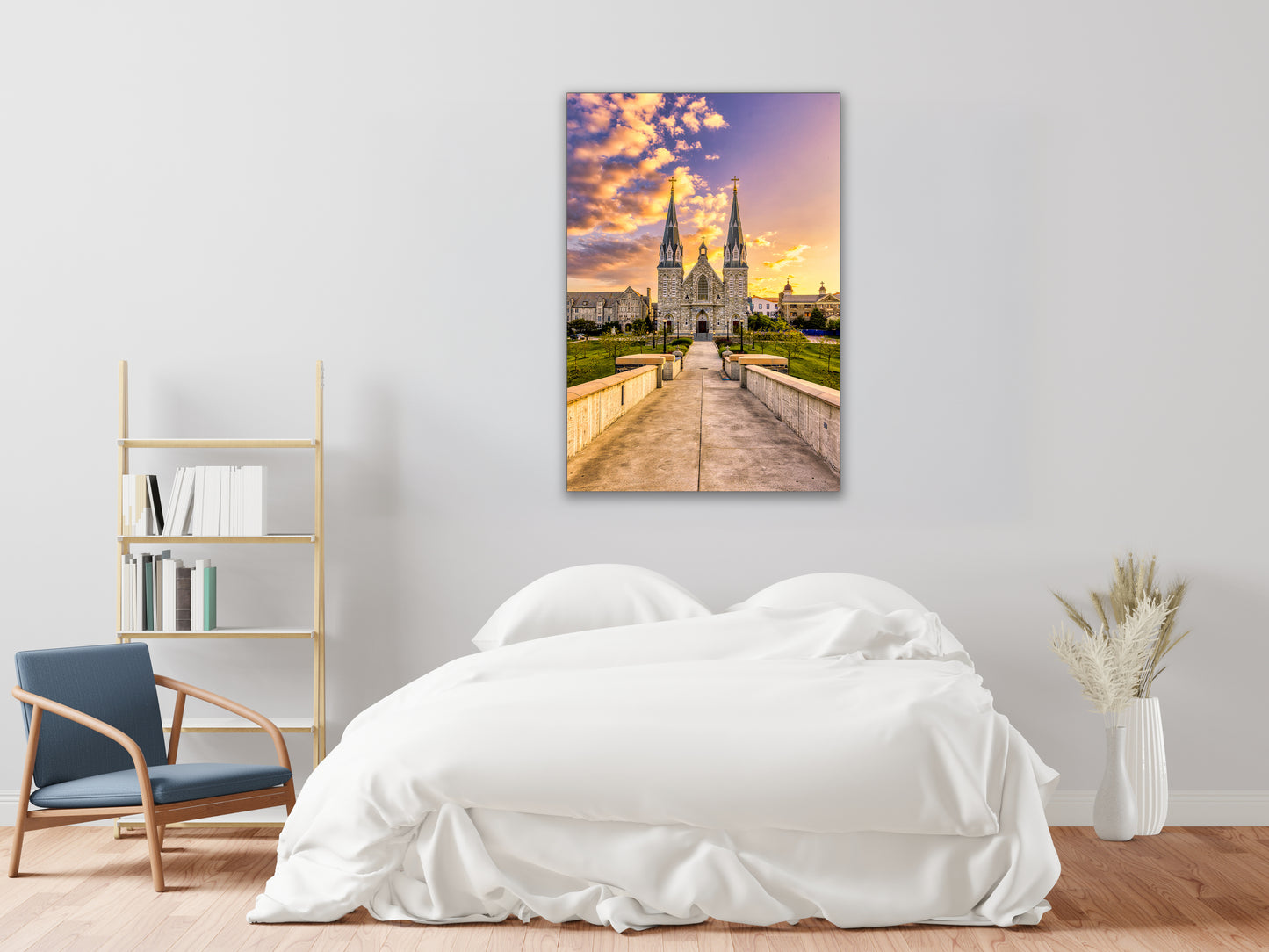 Long Walk to Church at Villanova