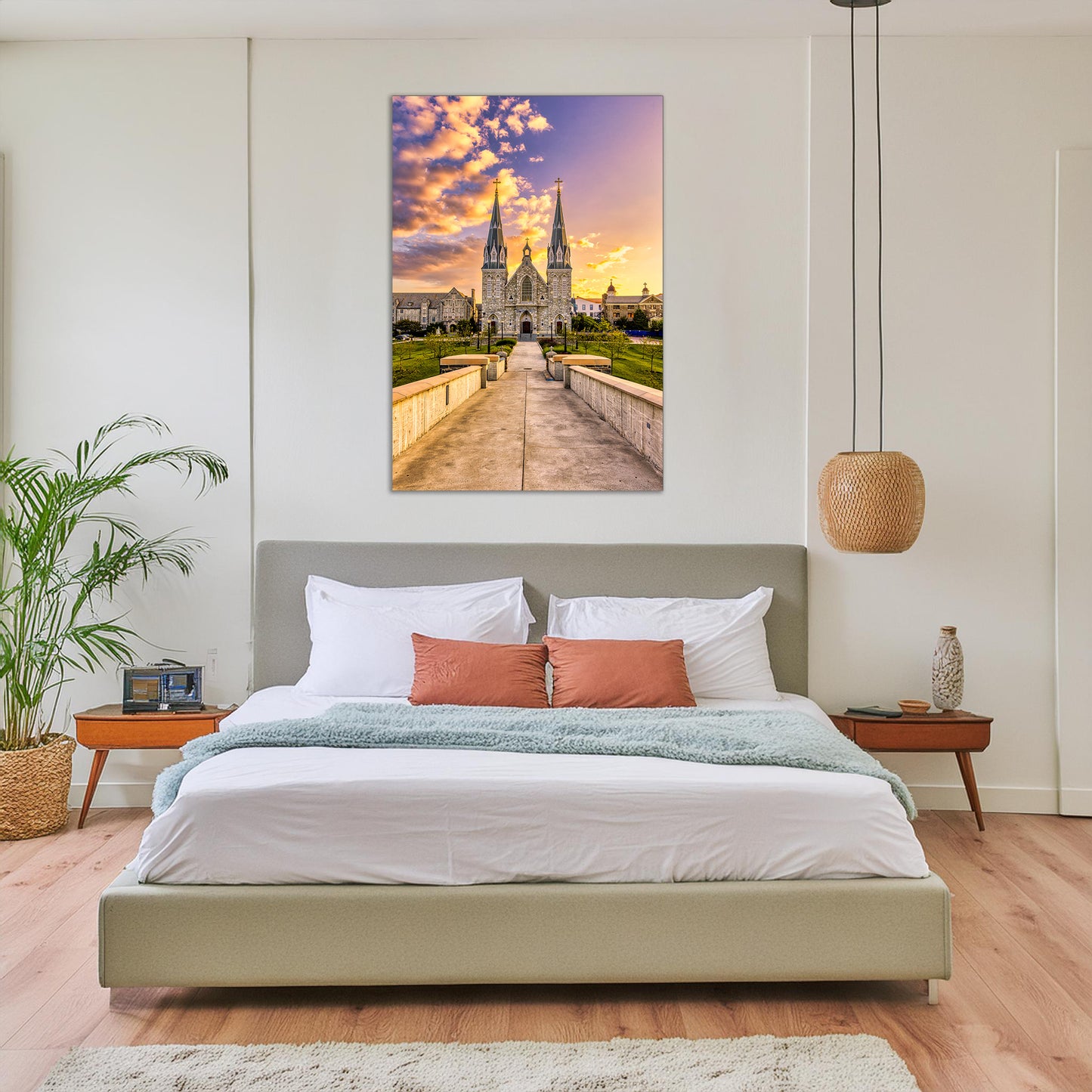 Long Walk to Church at Villanova