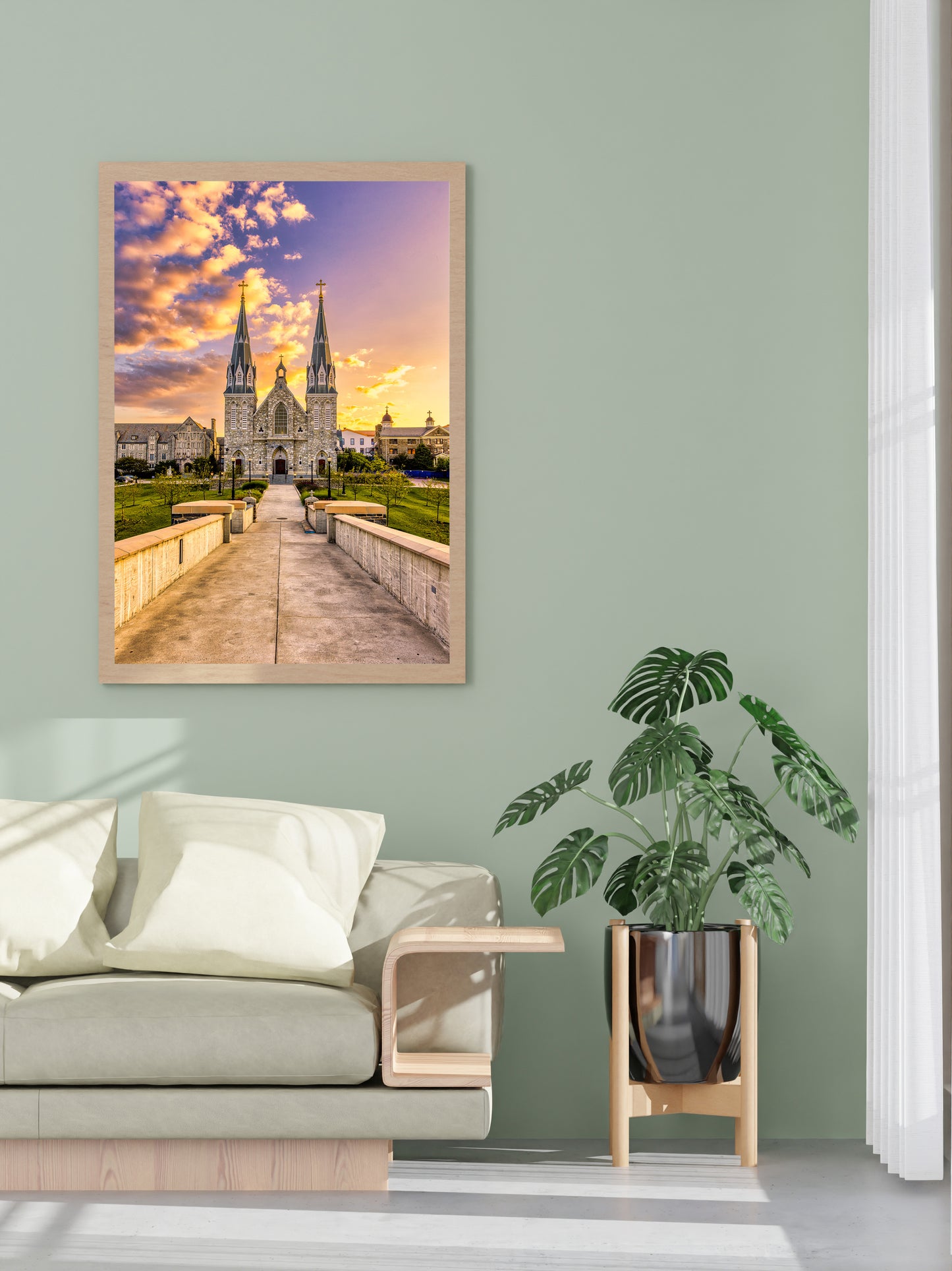 Long Walk to Church at Villanova