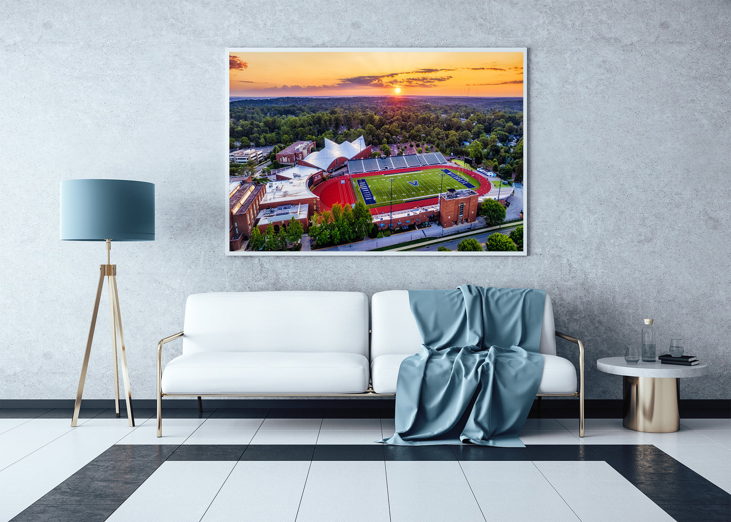 Sunrise at Villanova Stadium