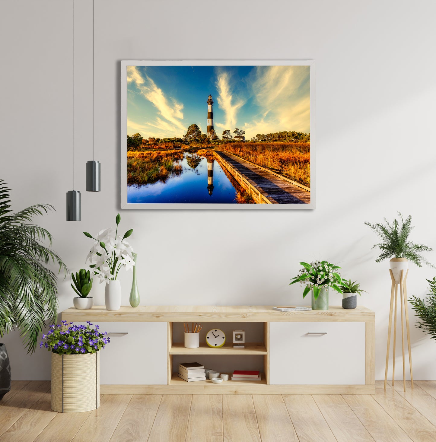 Reflections at the Bodie Island Lighthouse