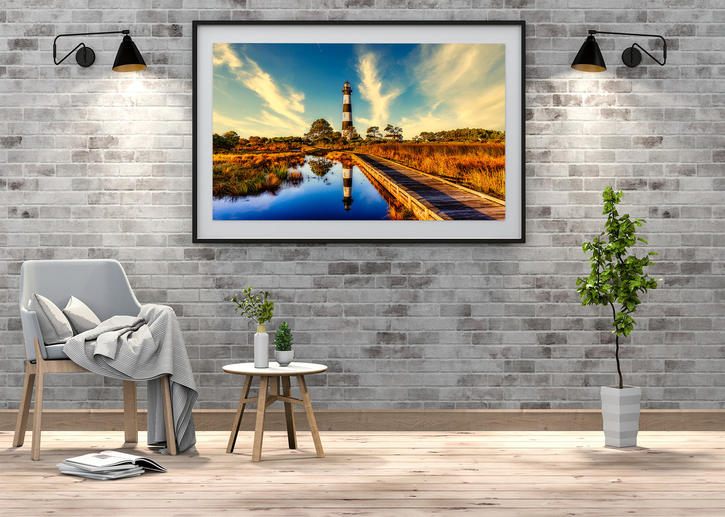 Reflections at the Bodie Island Lighthouse