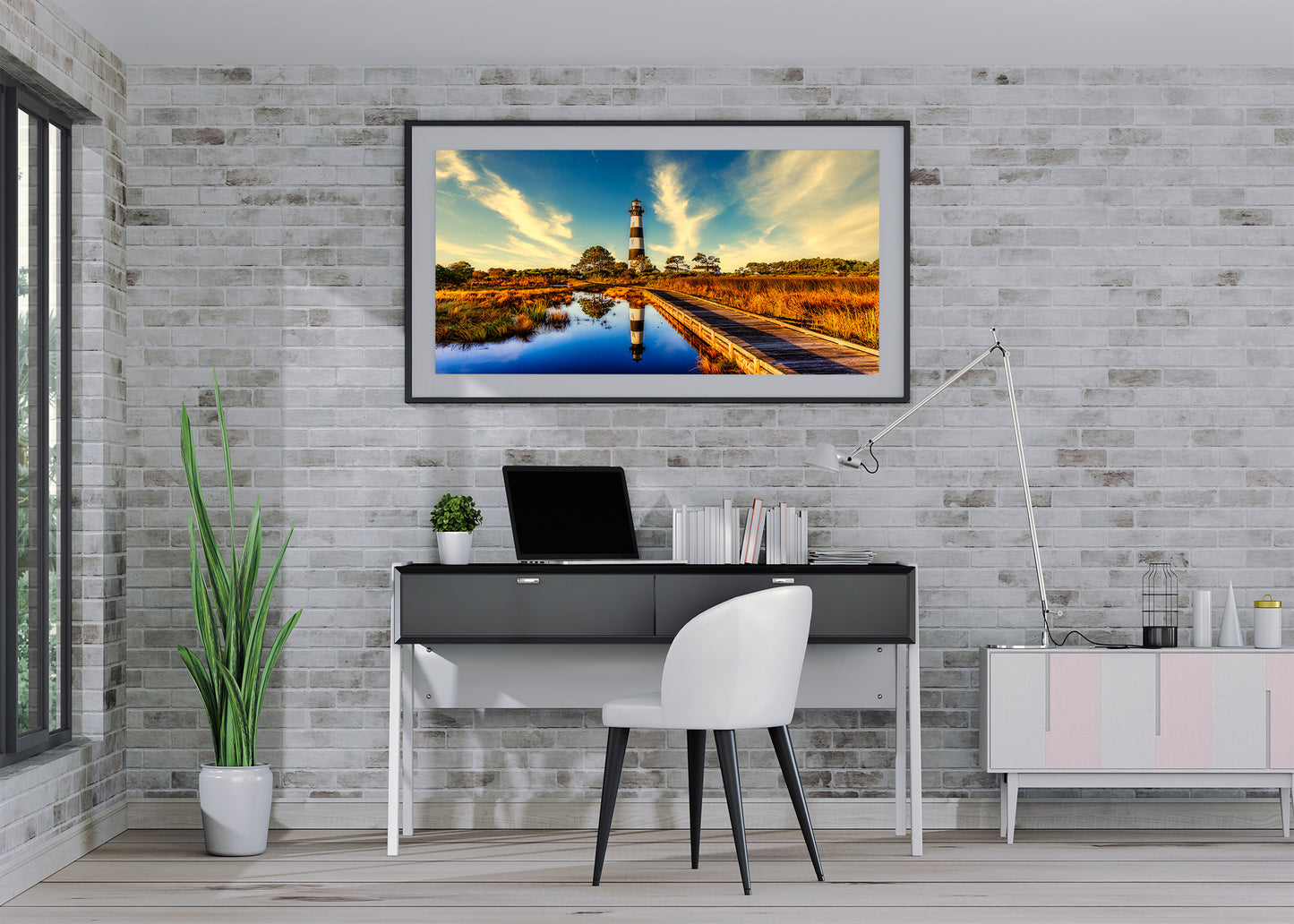 Reflections at the Bodie Island Lighthouse