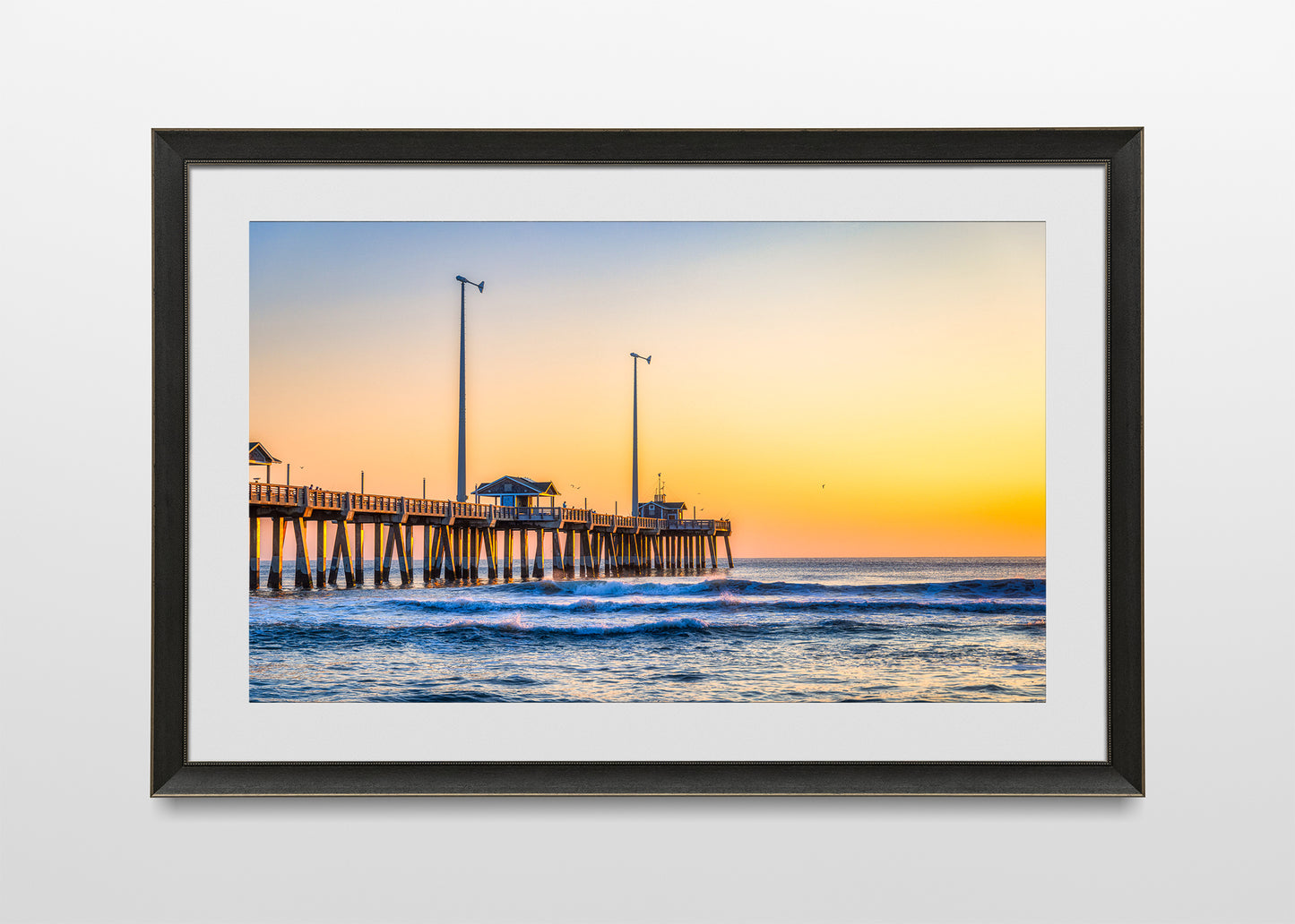 Muelle Jeanette al amanecer