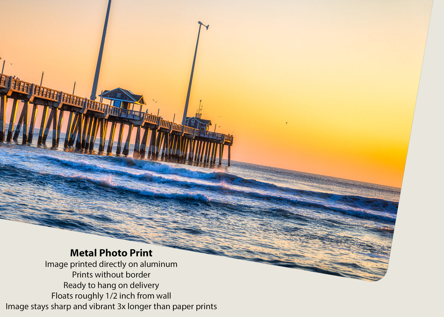 Muelle Jeanette al amanecer