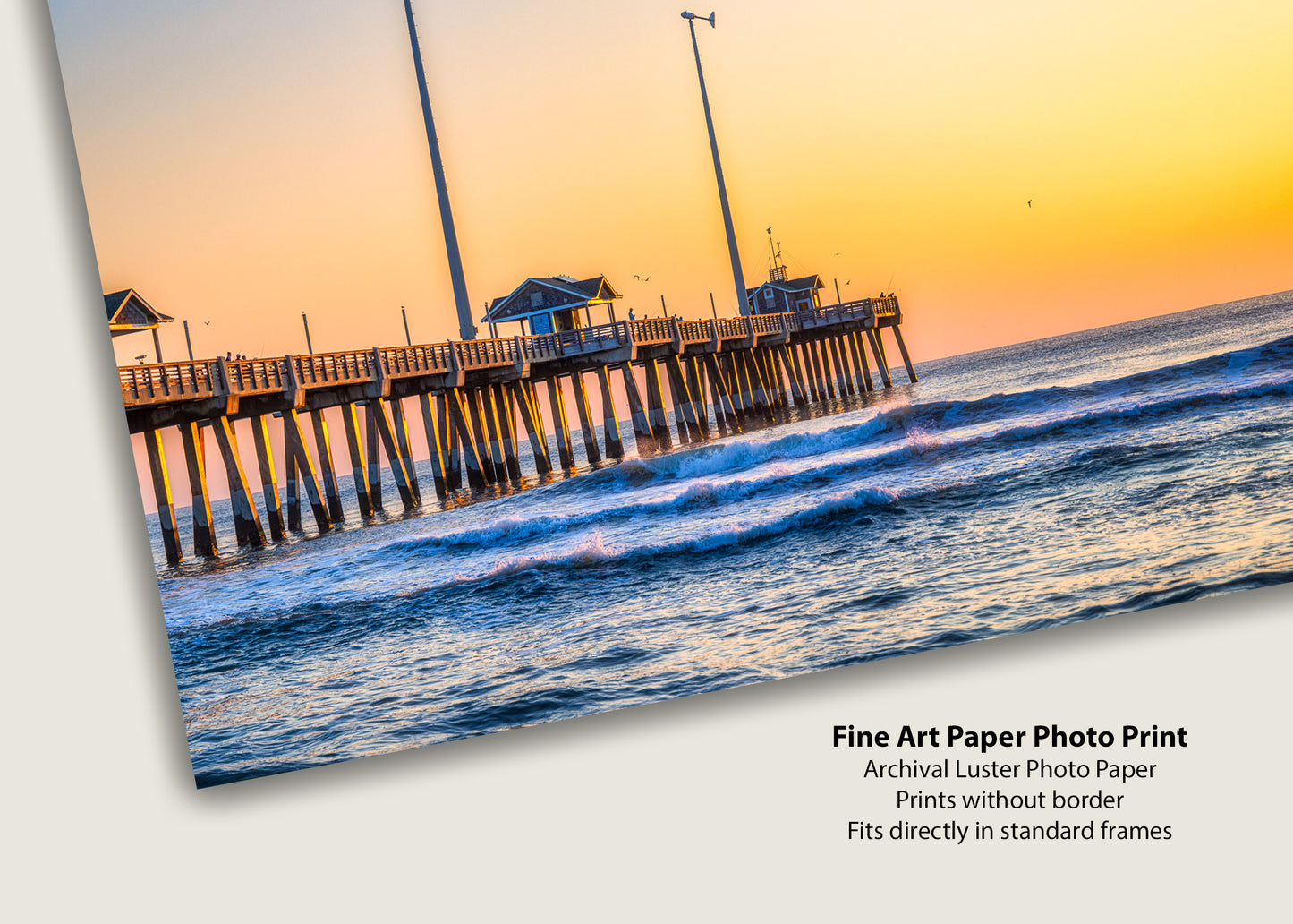 Muelle Jeanette al amanecer