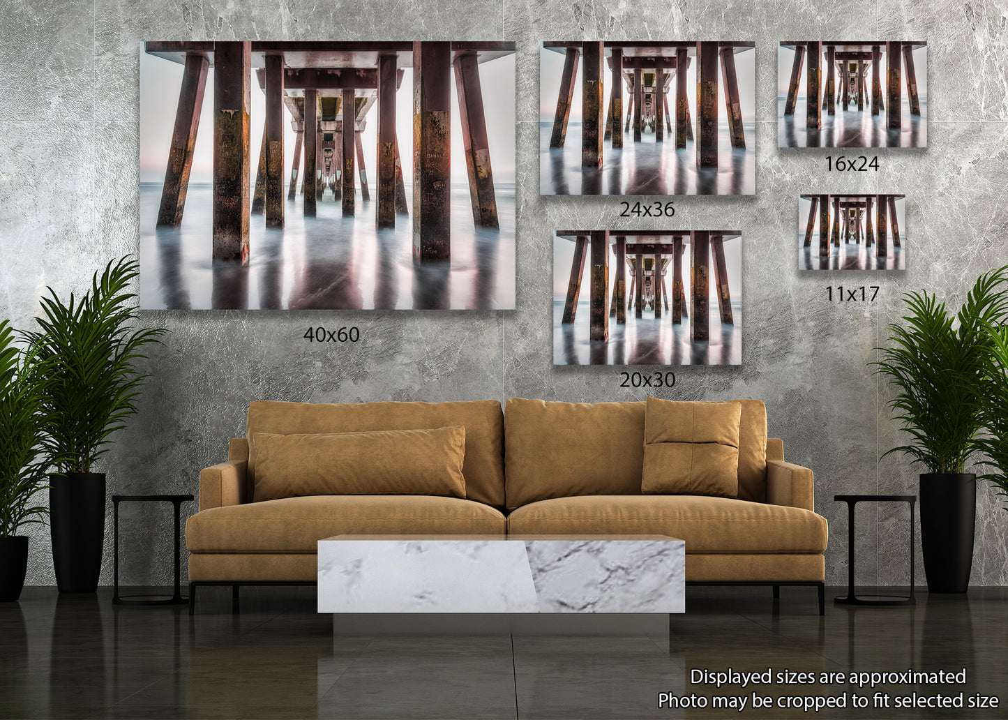 Vista desde debajo del muelle Jeanette