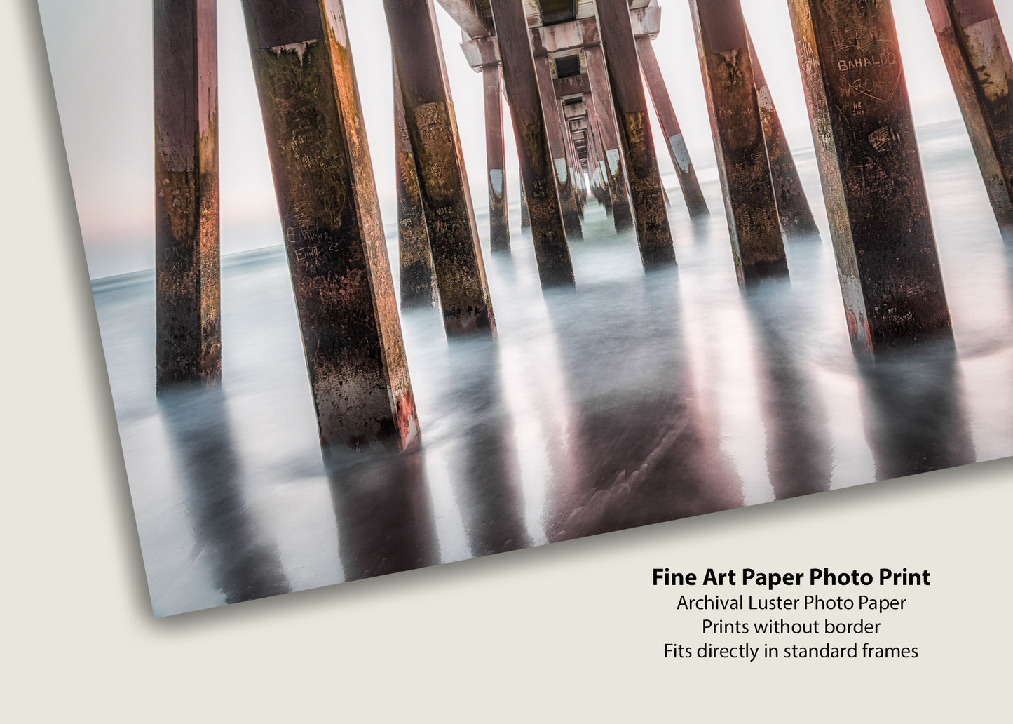 Vista desde debajo del muelle Jeanette