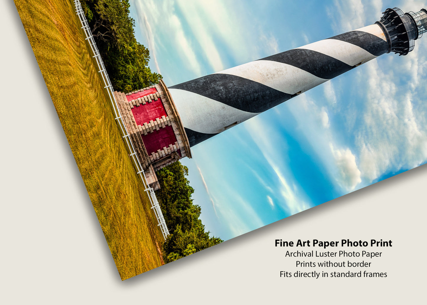Vista del faro de Cabo Hatteras