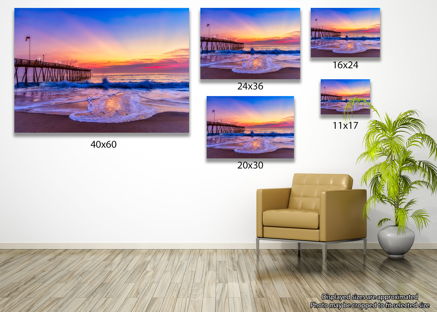 Rough Seas at Avalon Pier