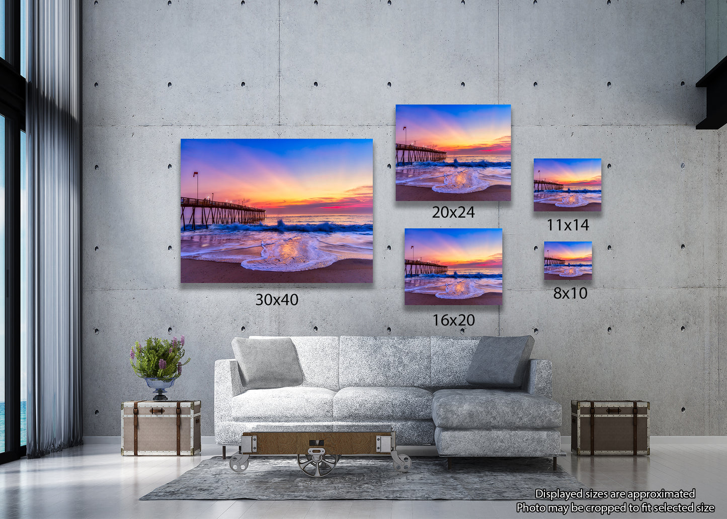 Rough Seas at Avalon Pier