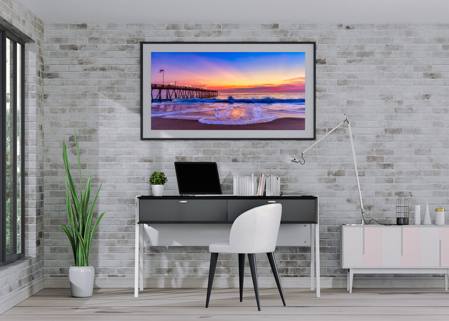 Rough Seas at Avalon Pier