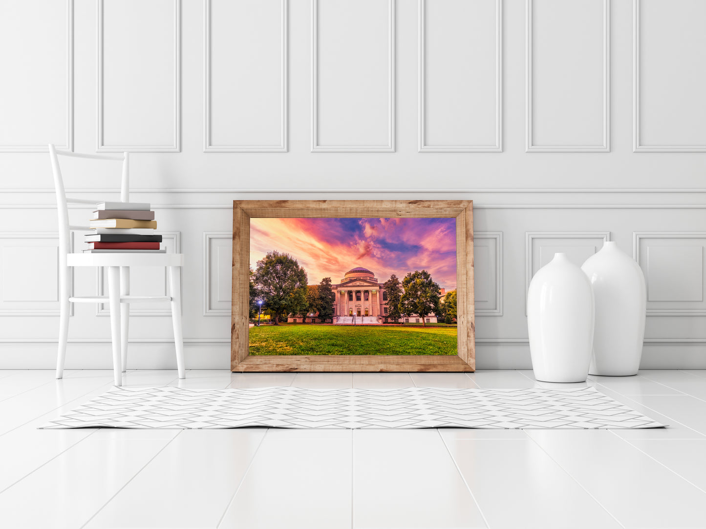 Sunrise at the Wilson Library