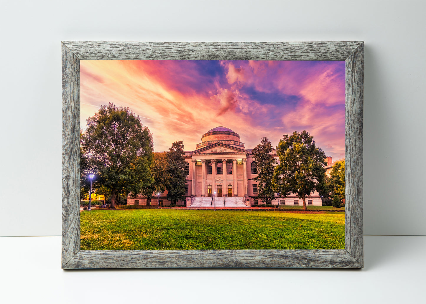 Sunrise at the Wilson Library