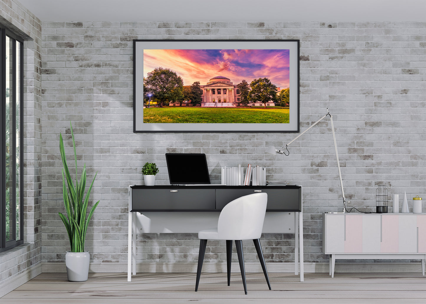 Sunrise at the Wilson Library