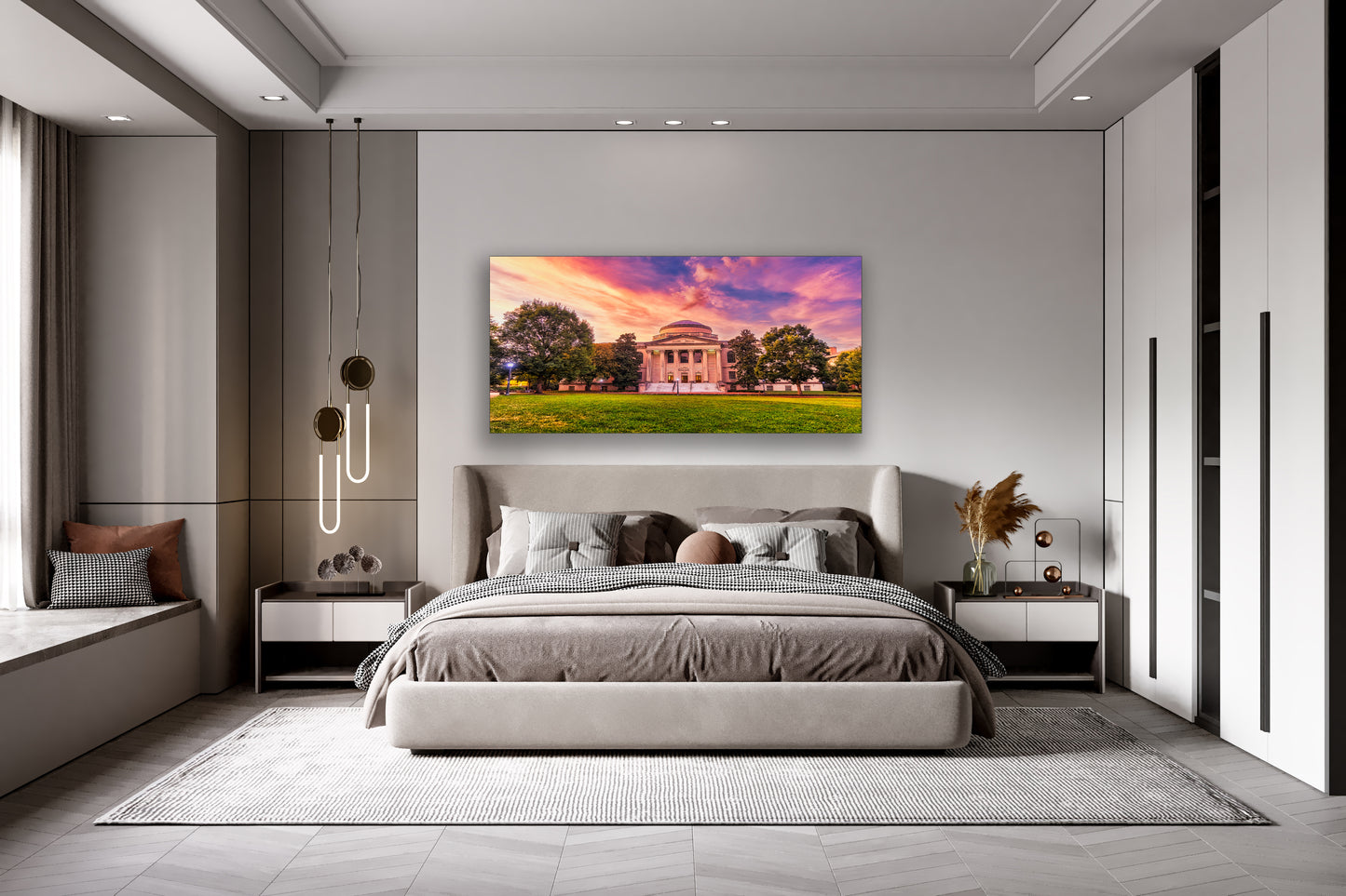 Sunrise at the Wilson Library