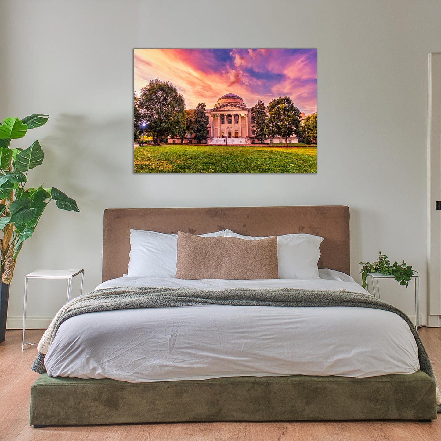 Sunrise at the Wilson Library