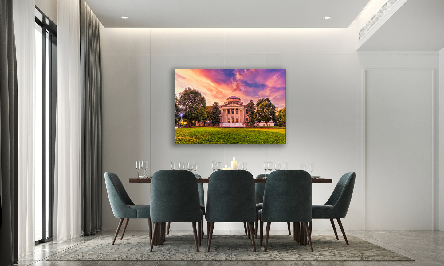 Sunrise at the Wilson Library