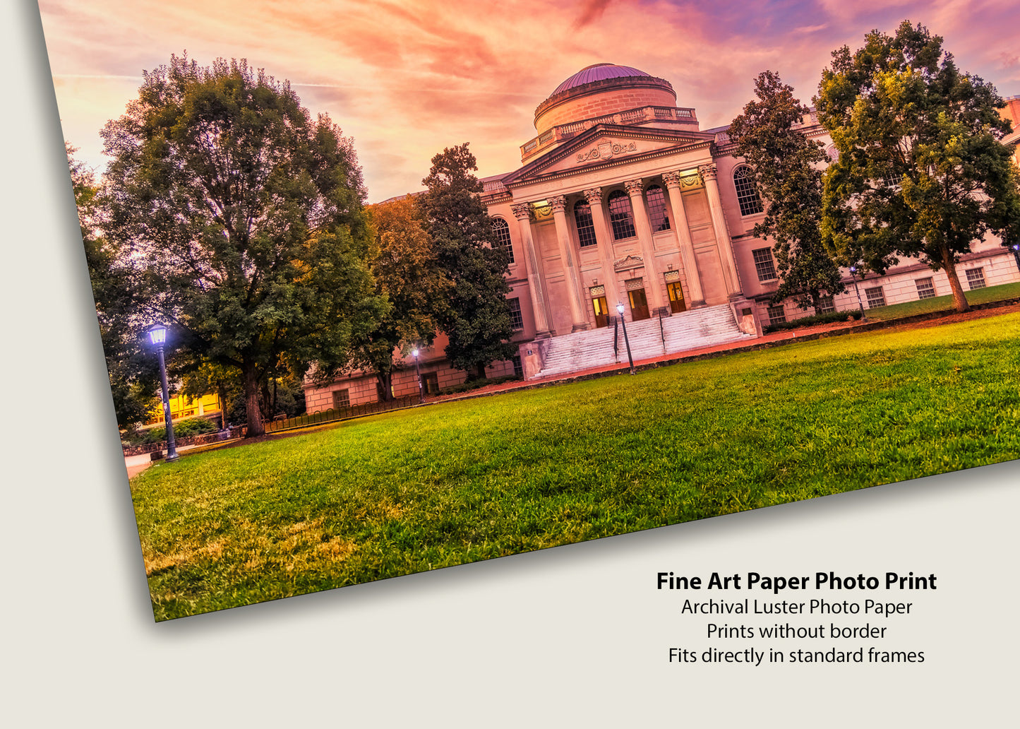Sunrise at the Wilson Library