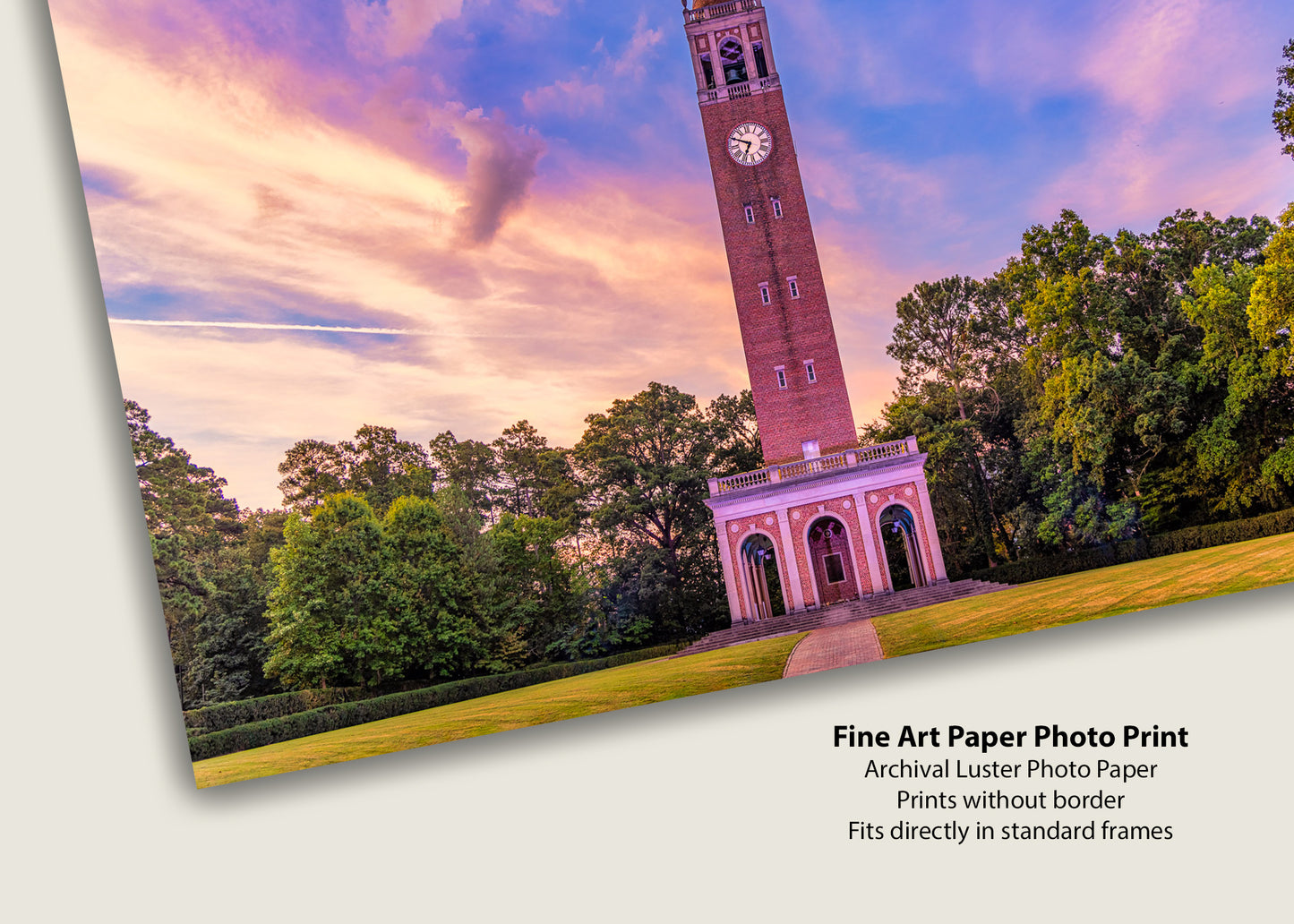 UNC Bell Tower Sunrise