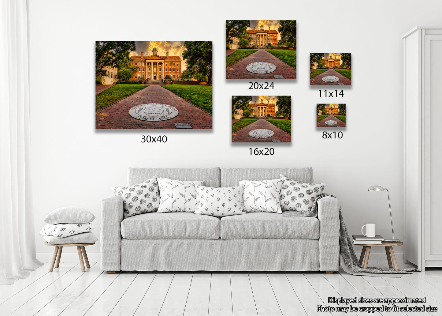 Looking North at the South Building