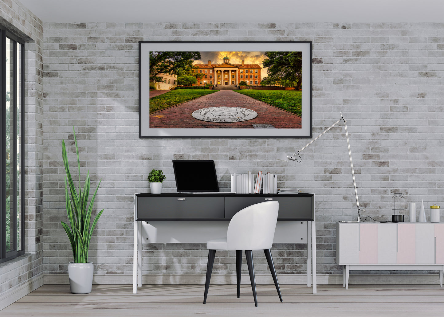 Looking North at the South Building