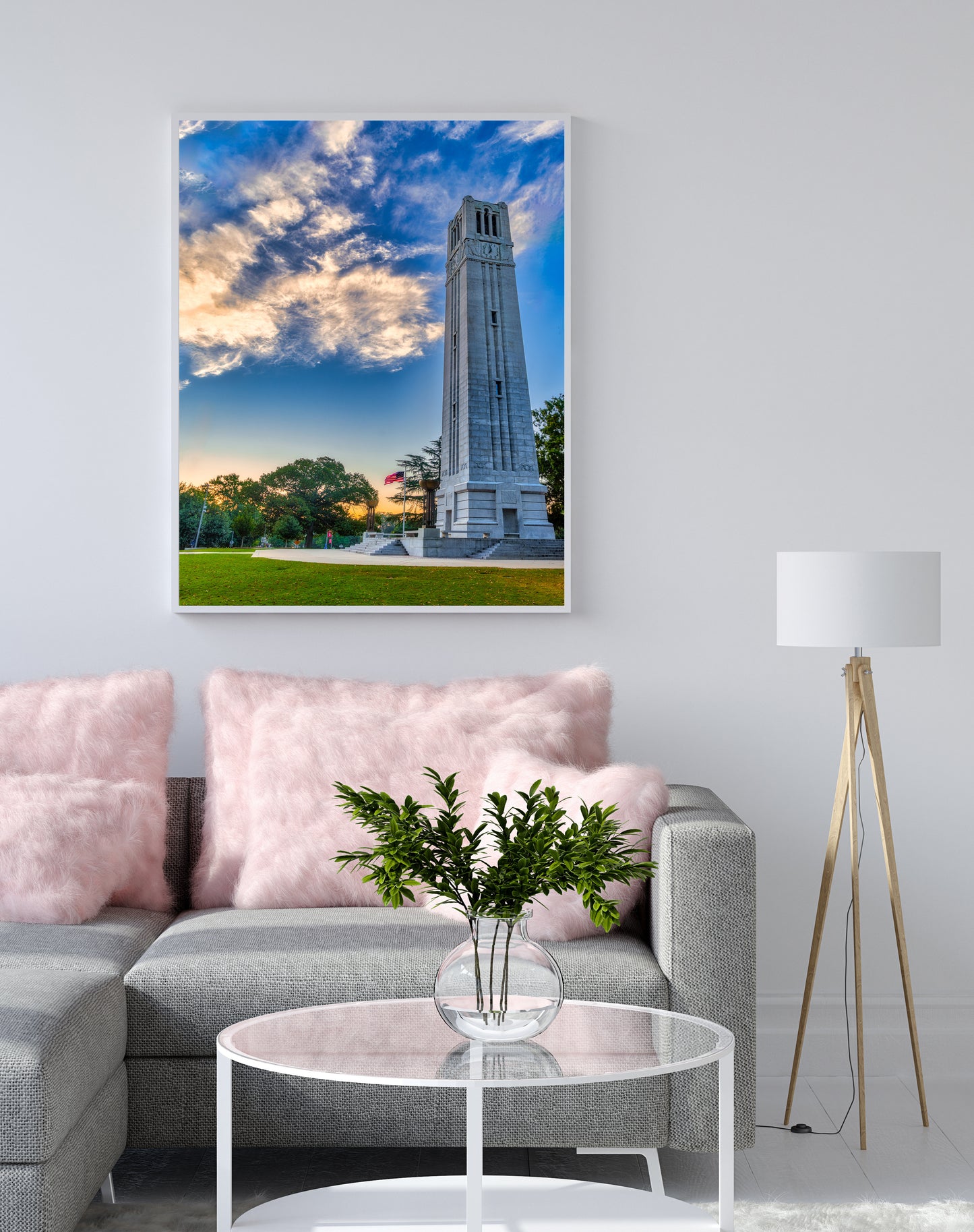 NC State Bell Tower at Sunrise