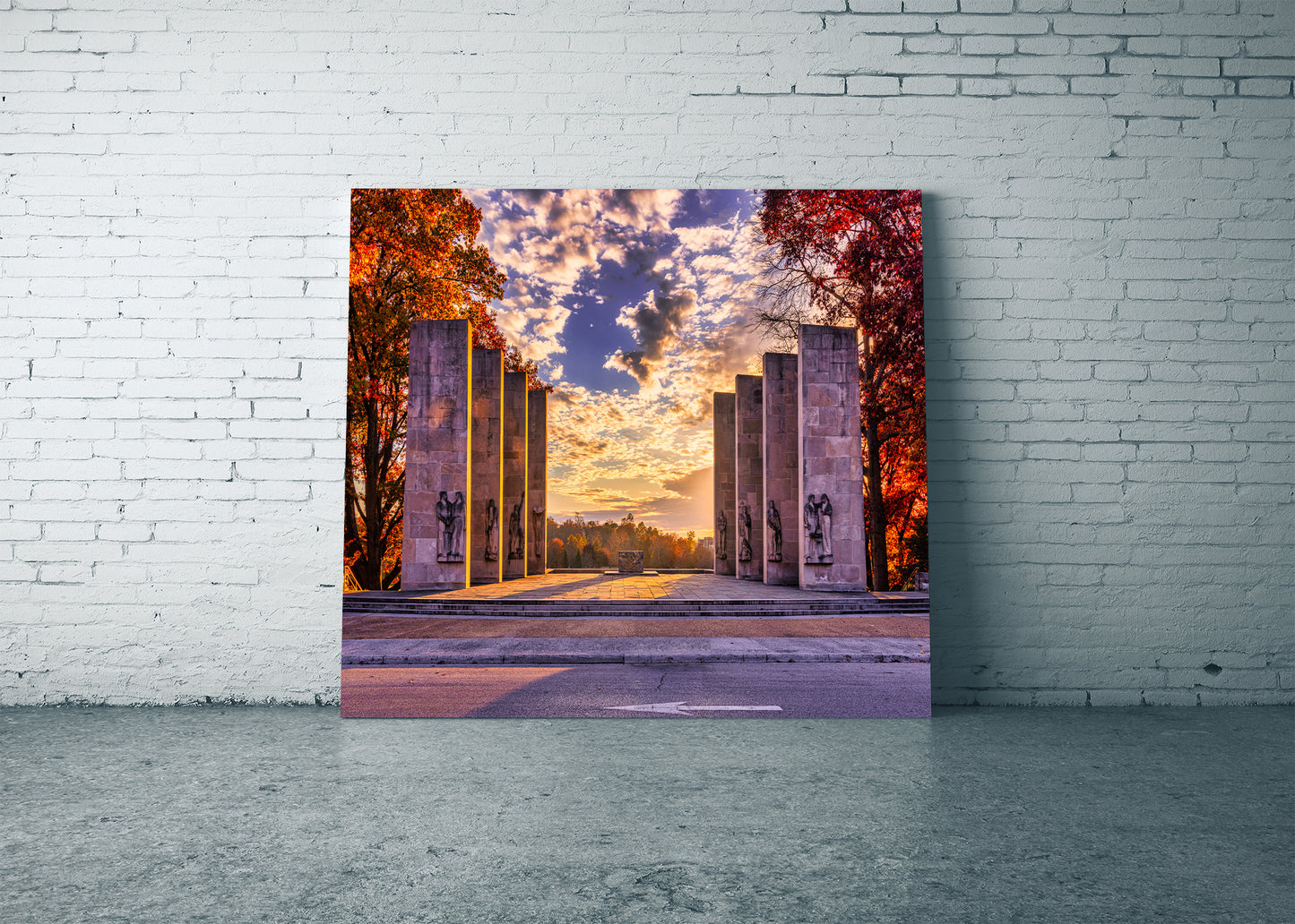 Sunset at the War Memorial Chapel