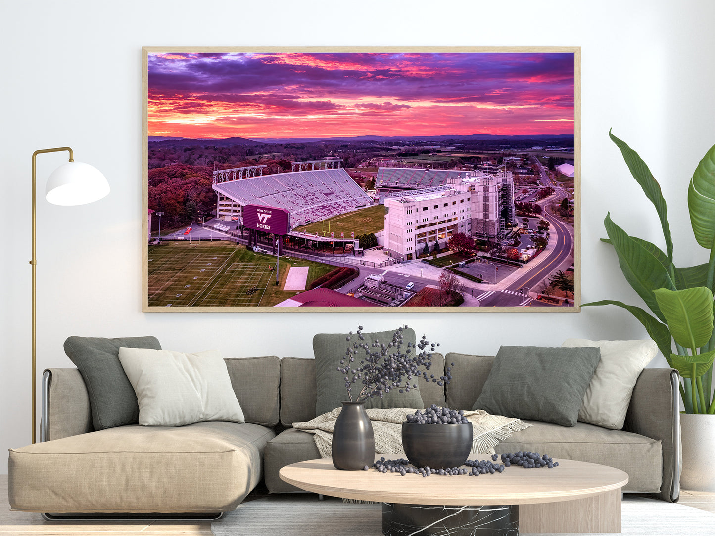 Sunrise at Lane Stadium