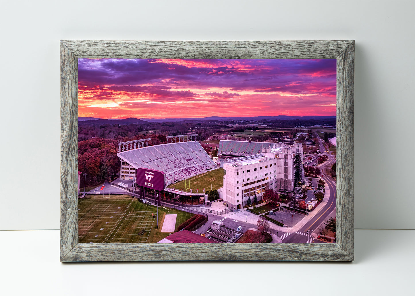 Sunrise at Lane Stadium